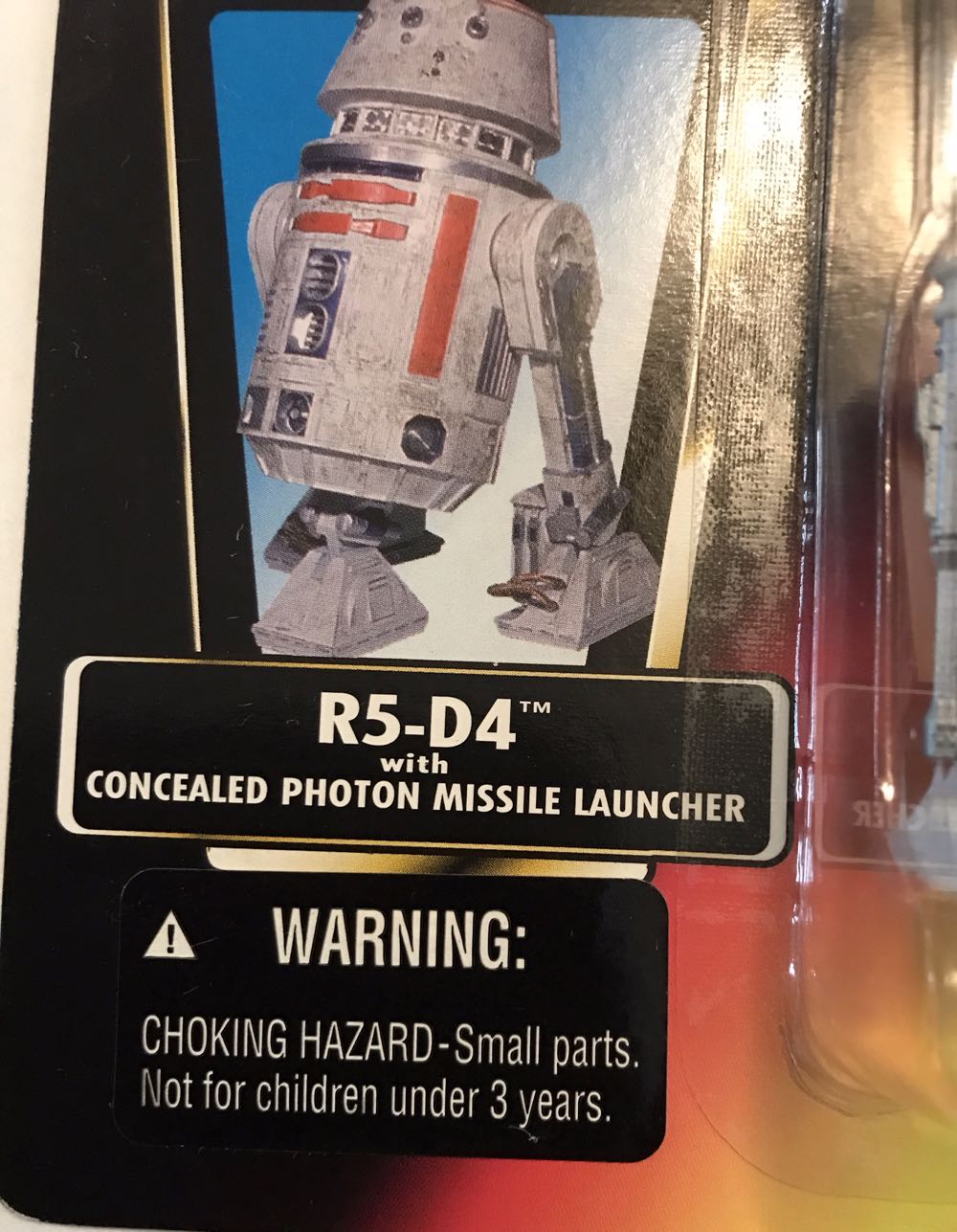 R5-D4 With Concealed Photon Launcher - Hasbro (Star Wars Power Of The Force (Red Card)) action figure collectible [Barcode 076281695983] - Main Image 4