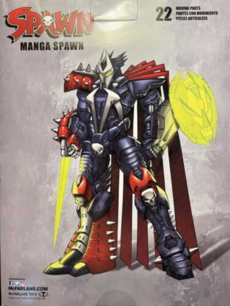 Manga Spawn (Signed Exclusive) - McFarlane Toys (McFarlane Designer Edition Spawn Signed Name Plate) action figure collectible [Barcode 787926901580] - Main Image 2