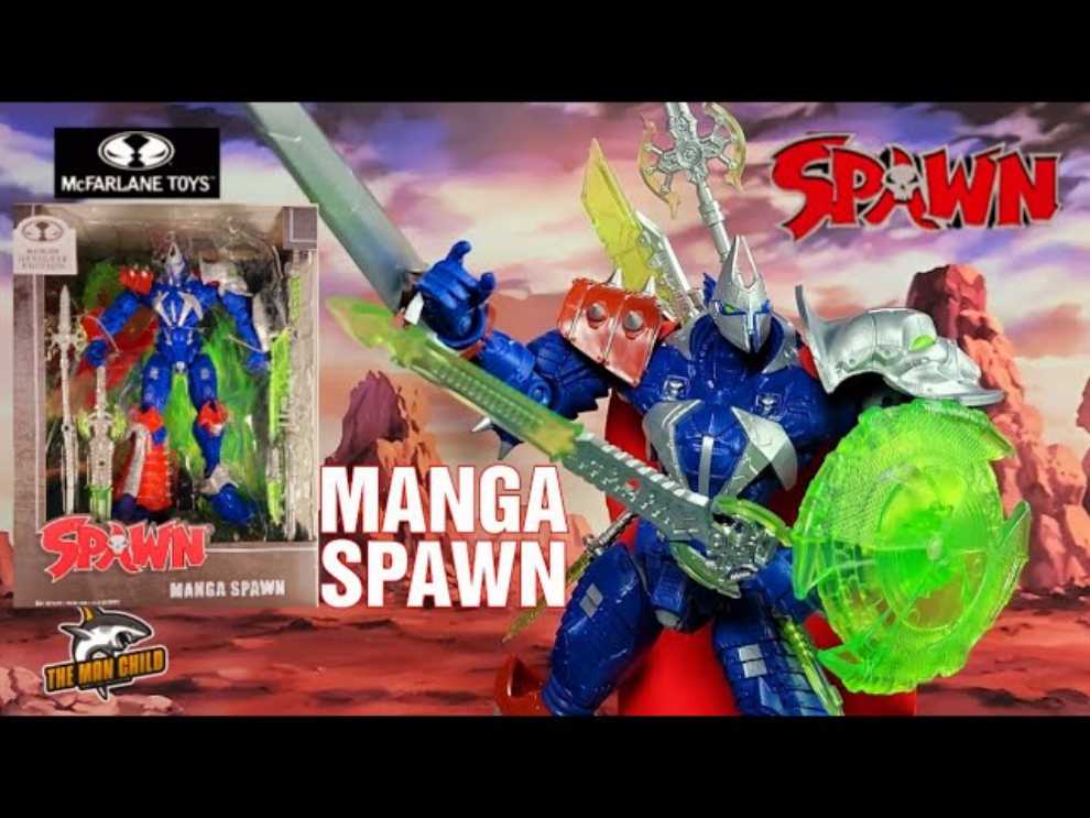 Manga Spawn (Signed Exclusive) - McFarlane Toys (McFarlane Designer Edition Spawn Signed Name Plate) action figure collectible [Barcode 787926901580] - Main Image 3