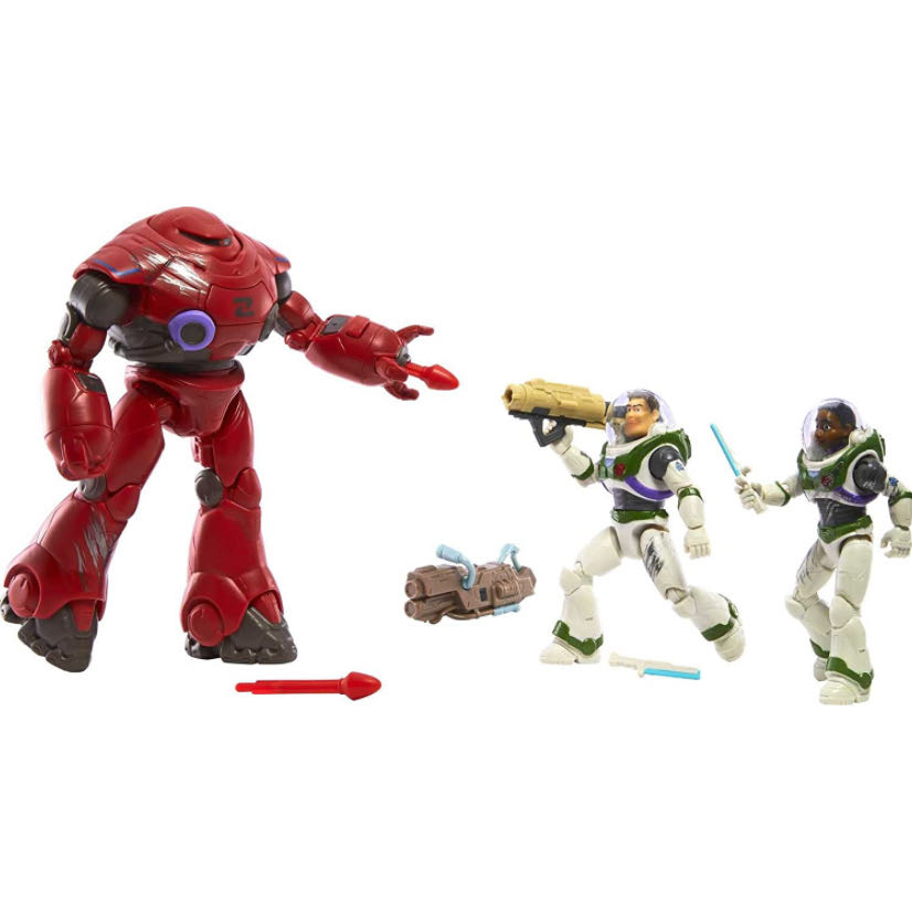Lightyear 5”: SPACE RANGERS VS. ZYCLOPS CLASH PACK (Amazon Exclusive) - Mattel (Disney•Pixar) action figure collectible [Barcode 194735069040] - Main Image 3
