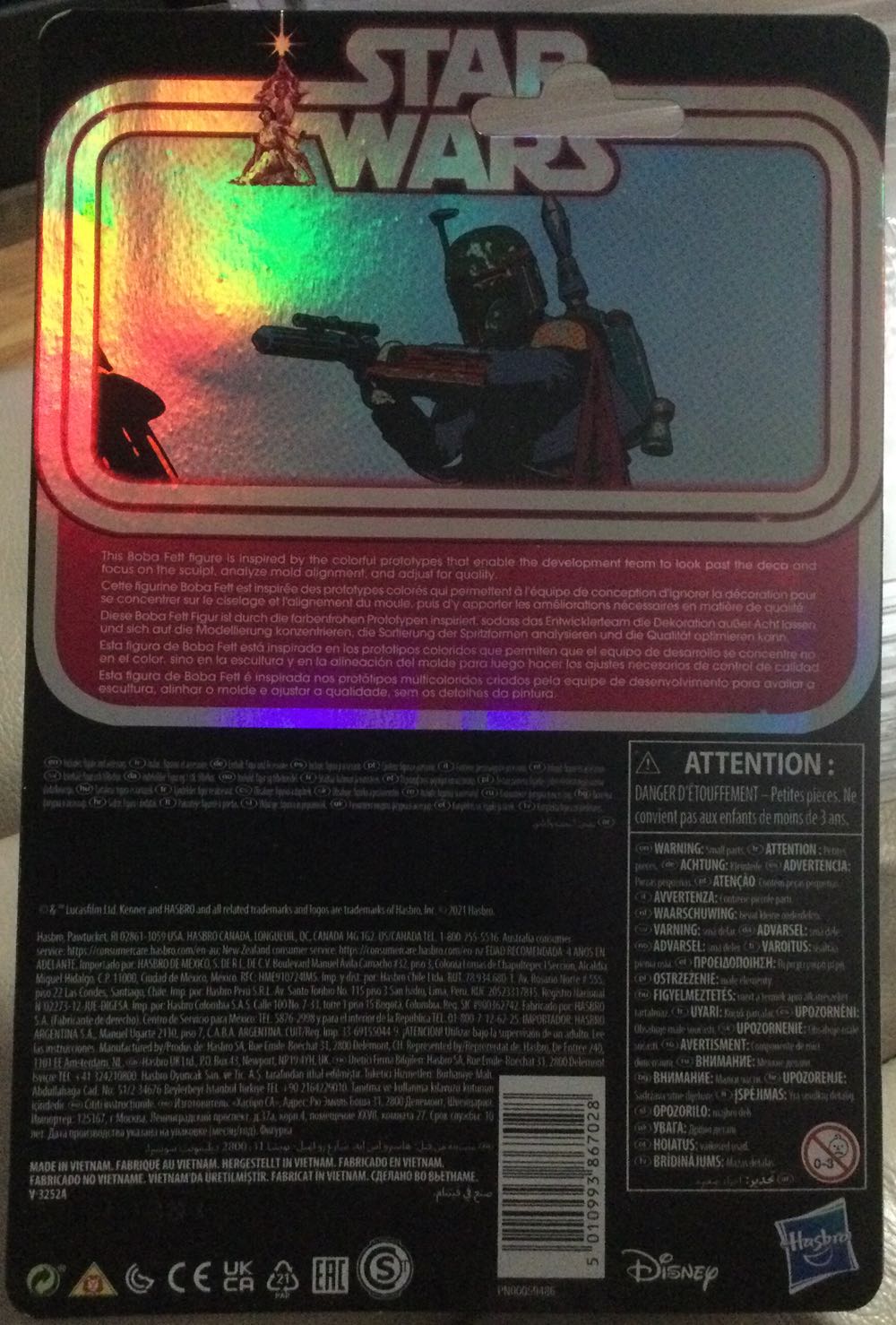 Retro Collection - Prototype - Boba Fett - Disney/ Hasbro action figure collectible - Main Image 2