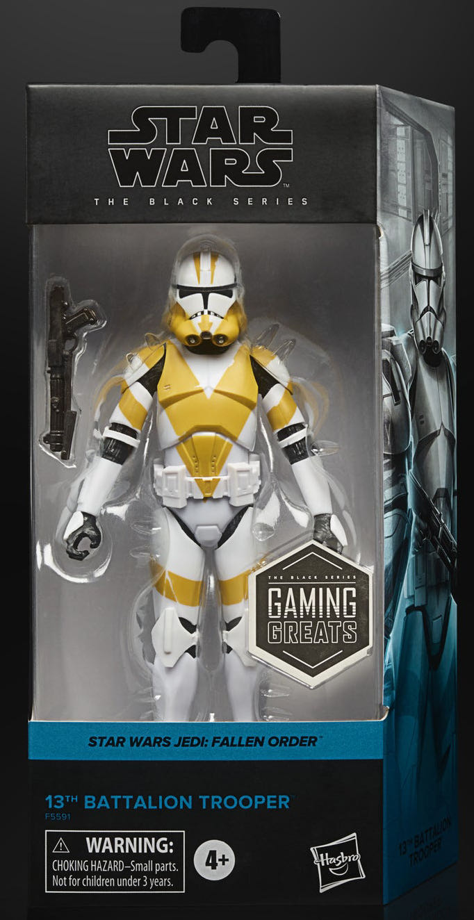 13th Battalion Trooper (Gamerverse) - Hasbro (Star Wars Black Series) (Star Wars: Jedi—Fallen Order) action figure collectible [Barcode 5010993970988] - Main Image 4