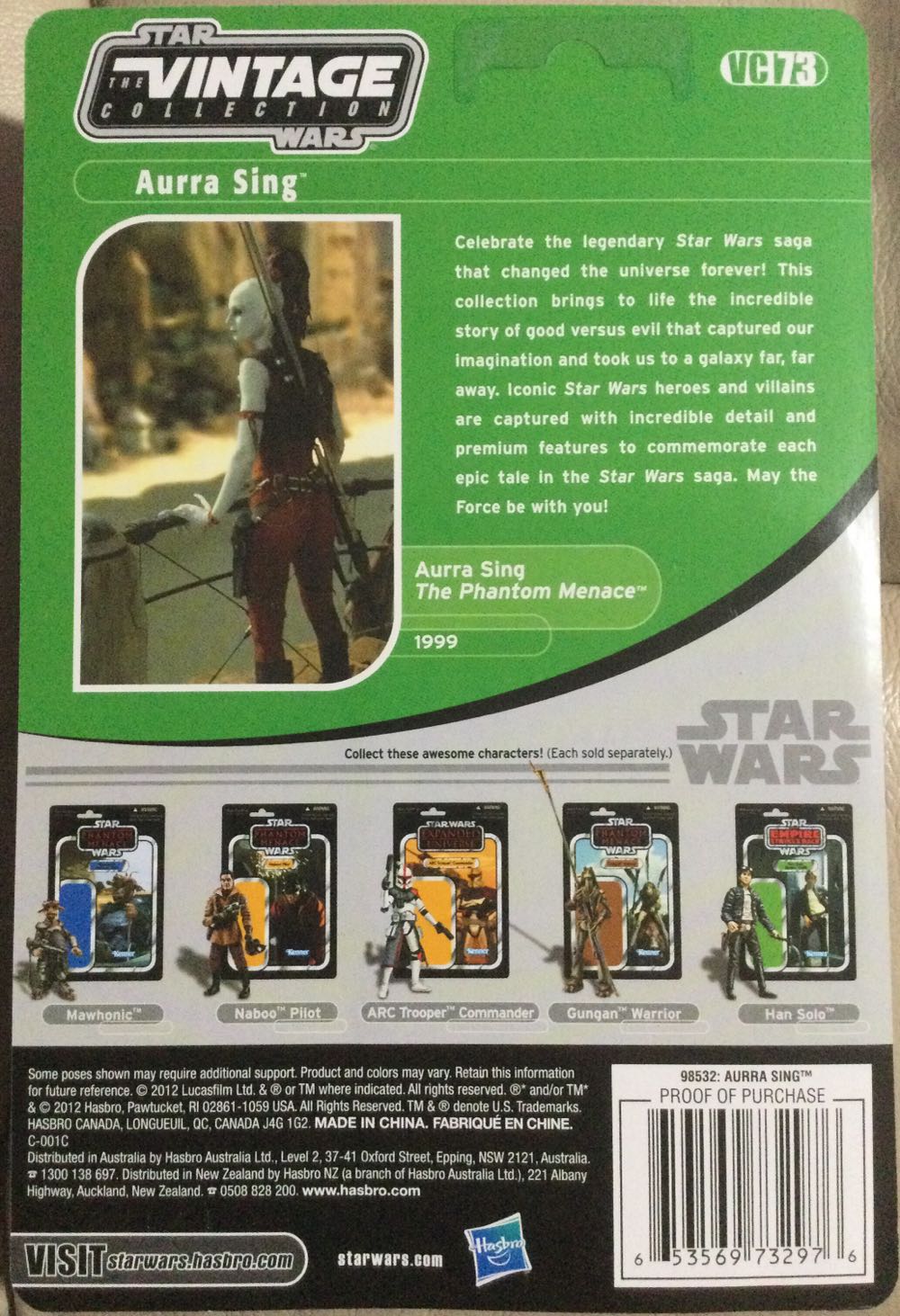 Vintage Collection - #73 - Aurra Sing - Hasbro (Phantom Menace) action figure collectible - Main Image 2