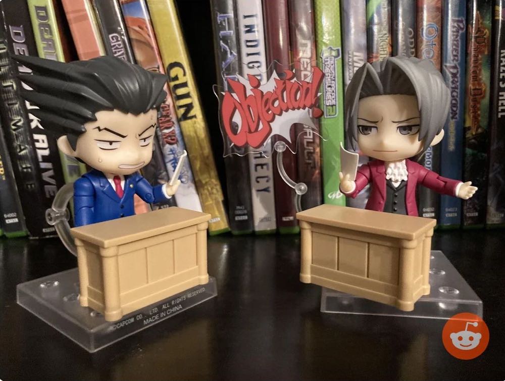 Miles Edgeworth - Nendoroid #1762 - Good Smile Company (Ace Attorney) action figure collectible [Barcode 4580590127302] - Main Image 2