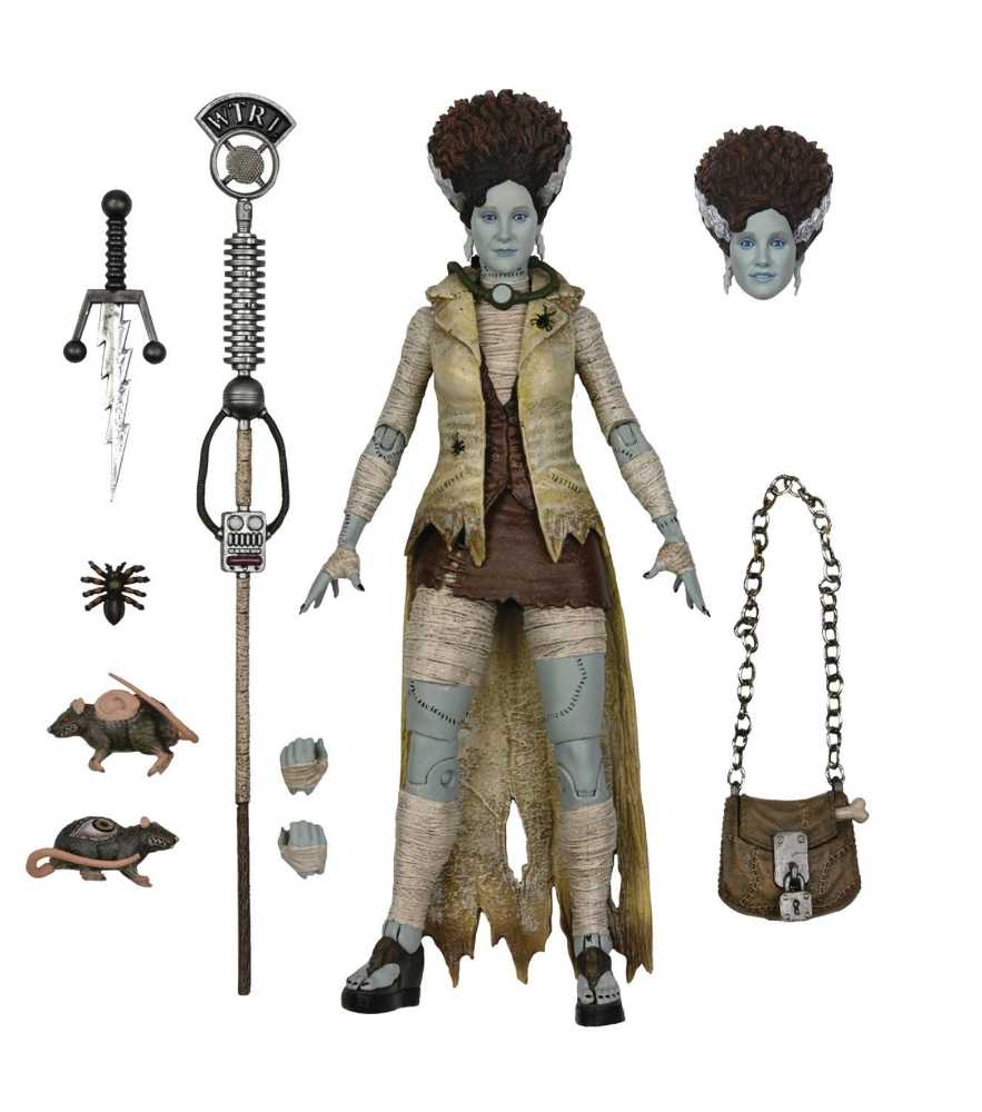 NECA TMNT X Universal Monsters April As The Bride Of Frankenstein - Neca (Teenage Mutant Ninja Turtles x Universal Monsters) action figure collectible [Barcode 634482541852] - Main Image 2