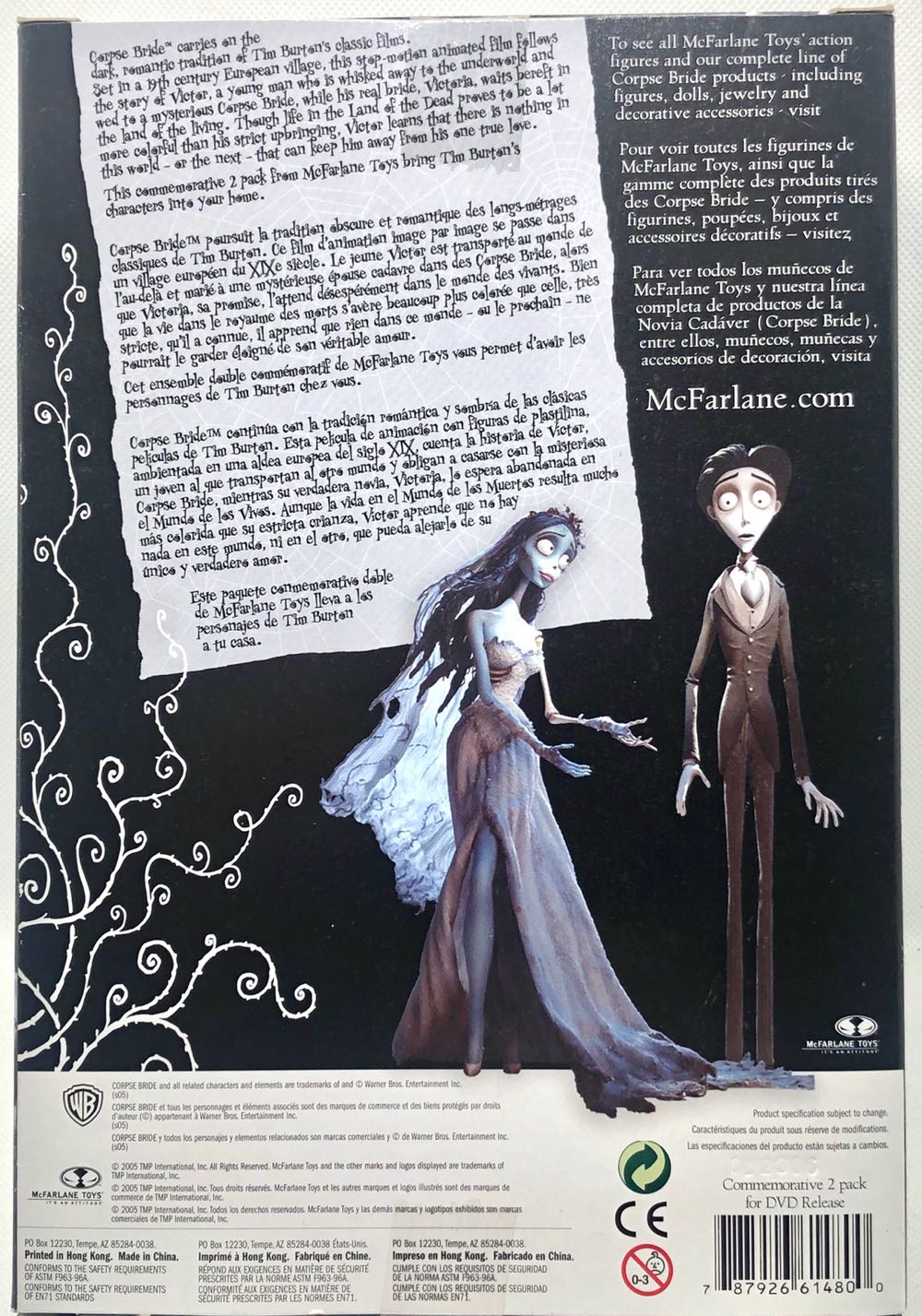 (D) Corpse Bride & Victor - McFarlane Toys (Corpse Bride) (Corpse Bride) action figure collectible - Main Image 2