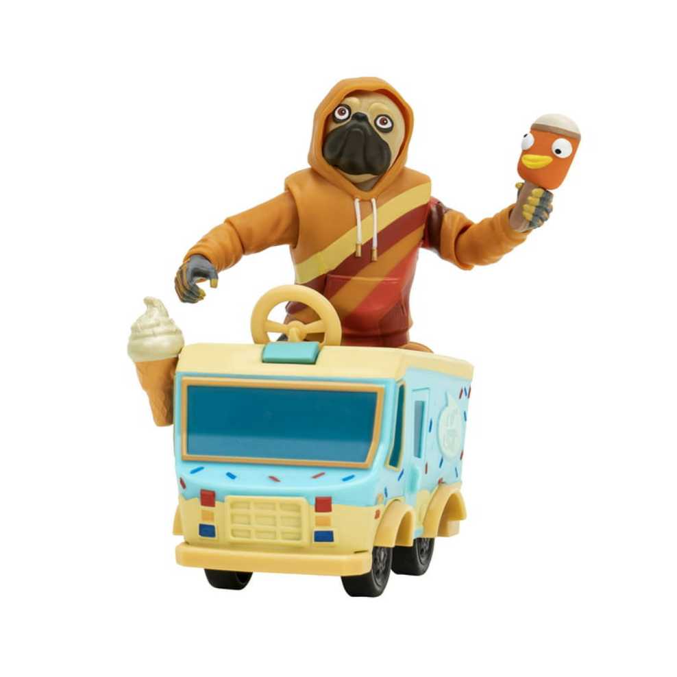 Fortnite Emote Series Doggo With Lil’ Treat Emote Vehicle And Snow Pop Accessory - Jazwares (Fortnite) action figure collectible [Barcode 191726453765] - Main Image 3