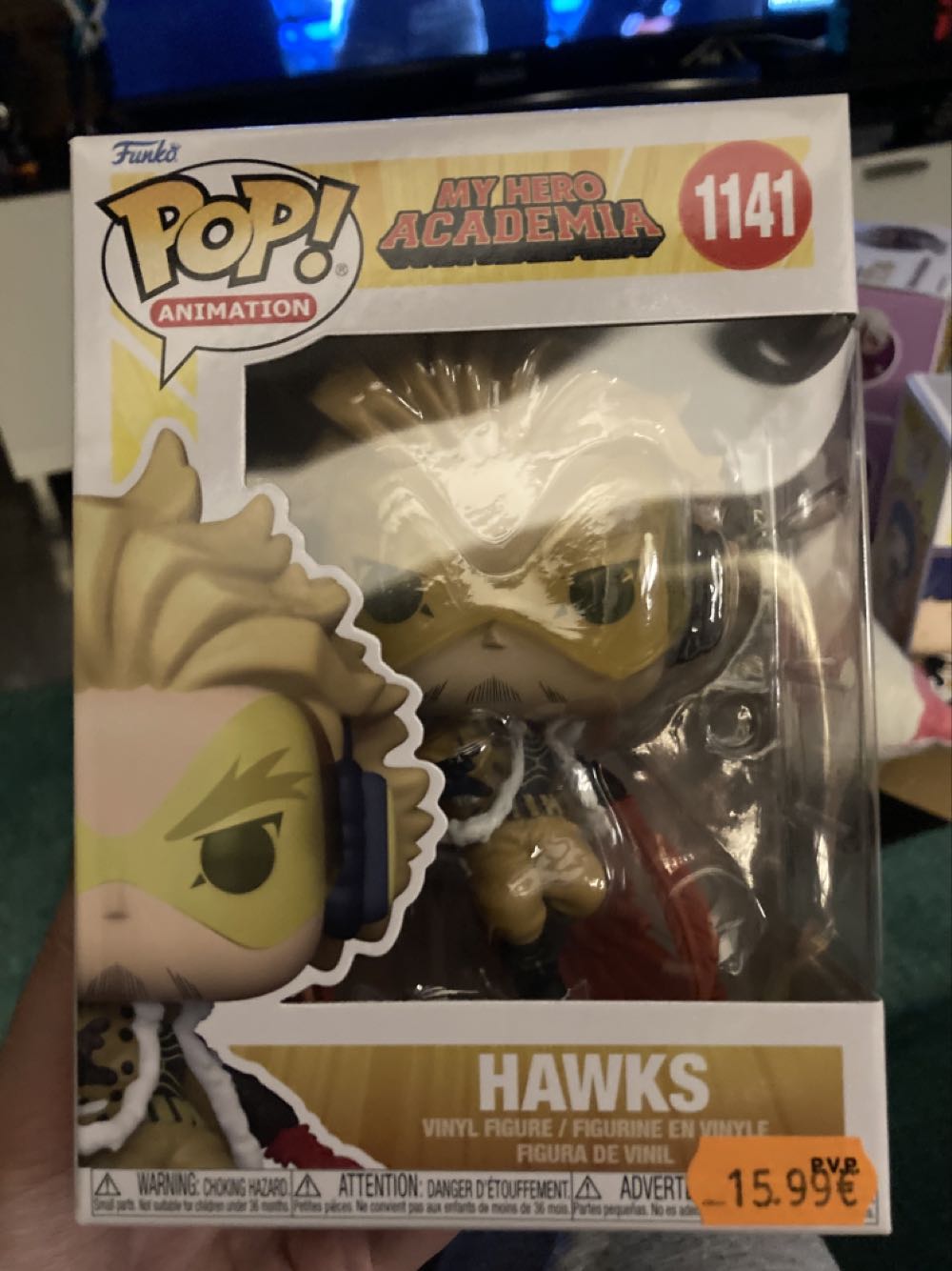 My Hero Academia: Hawks #1141 - Funko Pop Animation (My Hero Academia) action figure collectible [Barcode 889698580373] - Main Image 2