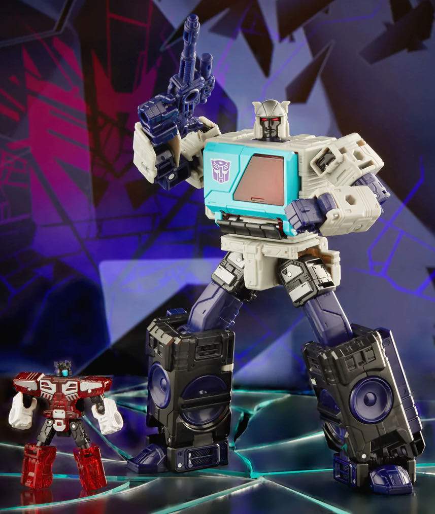 Transformers Shattered Glass | Blaster and Rewind - Hasbro (Transformers Shattered Glass) action figure collectible [Barcode 5010994135690] - Main Image 2