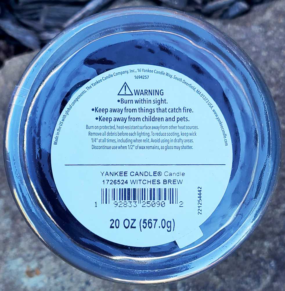 CANDLE: Halloween Yankee Witch’s Brew 2022 Tumbler  - Yankee Candle (Halloween Candles) action figure collectible [Barcode 192833250902] - Main Image 2