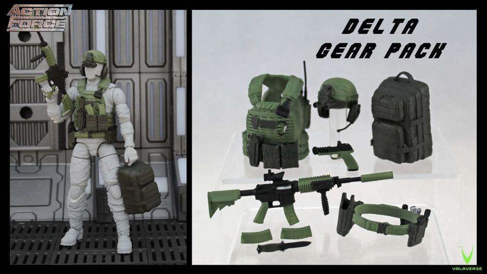 Delta Gear Pack - Valaverse (Action Force Accesories) action figure collectible [Barcode 761736011318] - Main Image 2