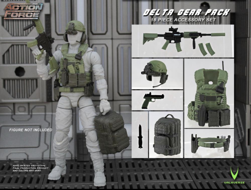 Delta Gear Pack - Valaverse (Action Force Accesories) action figure collectible [Barcode 761736011318] - Main Image 3