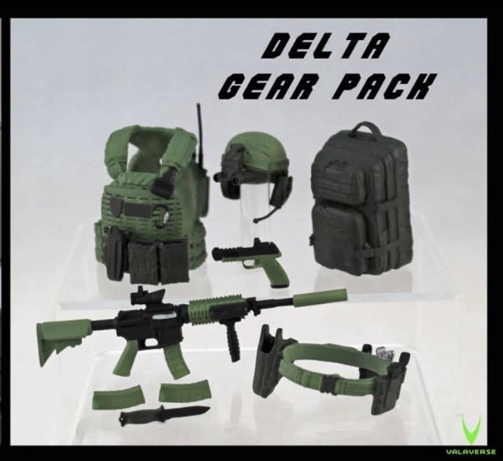 Delta Gear Pack - Valaverse (Action Force Accesories) action figure collectible [Barcode 761736011318] - Main Image 4