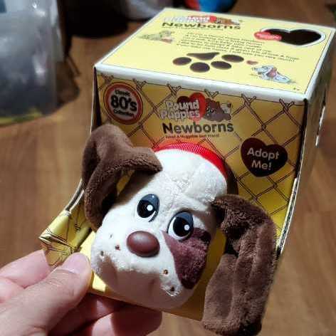Pound Puppies Newborns W3 Cream W Medium Brown Spots  action figure collectible [Barcode 885561381191] - Main Image 2