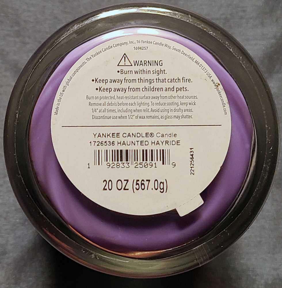 CANDLE: Halloween Yankee Haunted Hayride Tumbler 2022  - Yankee Candle (Halloween Candles) action figure collectible [Barcode 192833250919] - Main Image 2