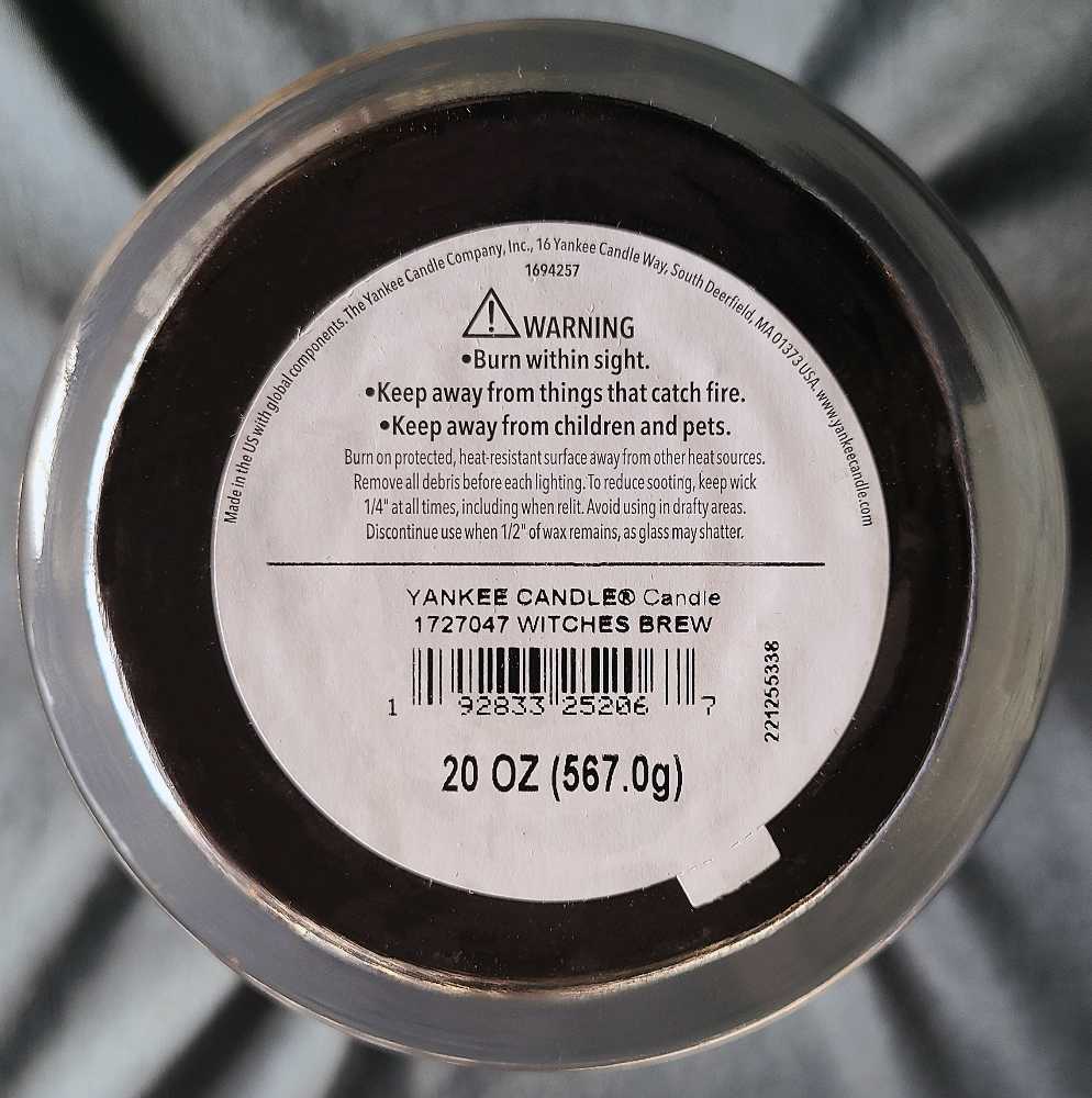 CANDLE: Halloween Yankee Witch’s Brew 2022 Jar - Yankee Candle (Halloween Candles) action figure collectible [Barcode 192833252067] - Main Image 2