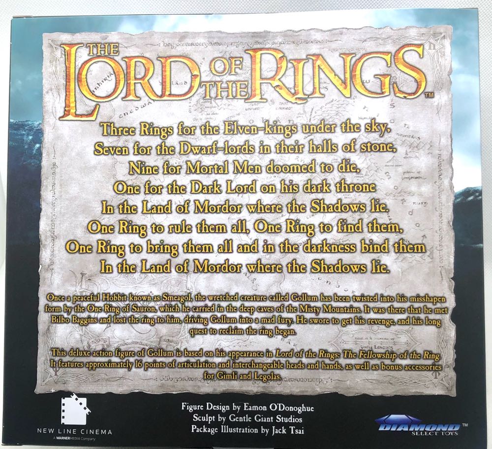 Gollum - Diamond Select (Lord of the Rings) (Lord Of The Rings) action figure collectible - Main Image 2