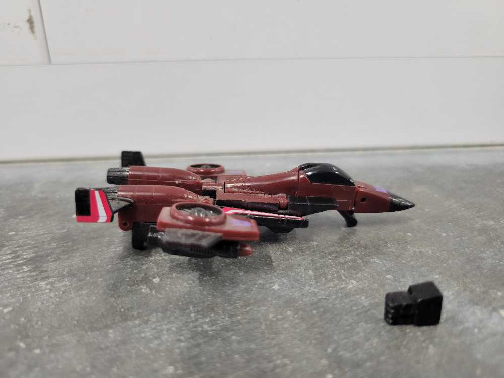 Thrust 4th (Jet Mode) Missing 1 Fist - Takara (World’s Smallest Transformers WST) action figure collectible - Main Image 3