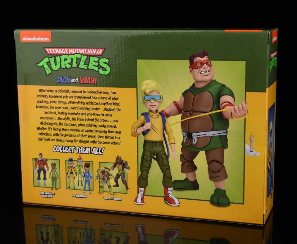 TMNT Zach & Smash 2-Pack Neca - Neca (Teenage Mutant Ninja Turtles) action figure collectible [Barcode 634482542552] - Main Image 2