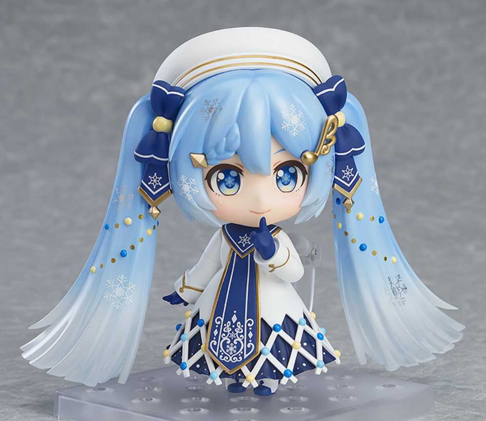 Snow Miku 2021: Glowing Snow Ver. - Good Smile Company (Nendoroid) action figure collectible [Barcode 4580590122635] - Main Image 4