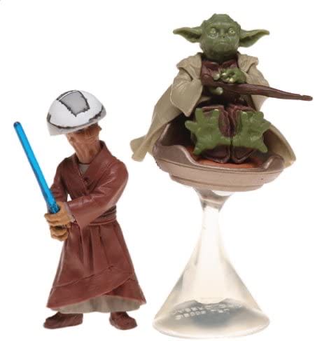 Yoda And Chian (Jedi Temple Training) - Hasbro (Episode II (Attack Of The Clones)) action figure collectible [Barcode 076930850299] - Main Image 2