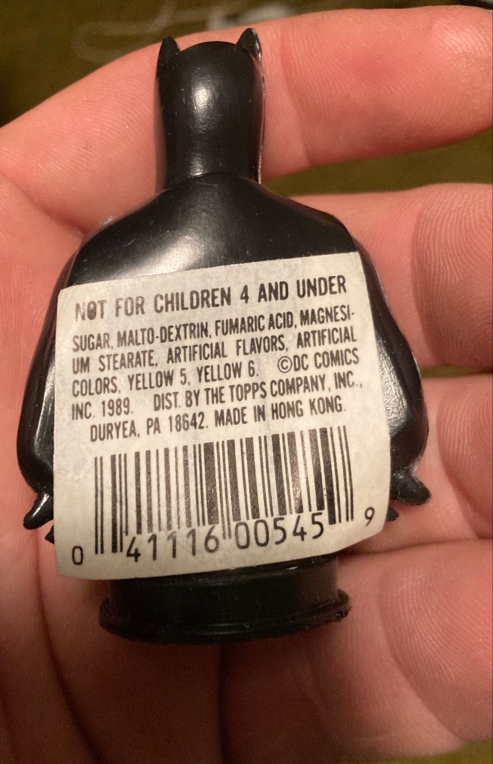 Batman Candy 1989  action figure collectible [Barcode 041116005459] - Main Image 2