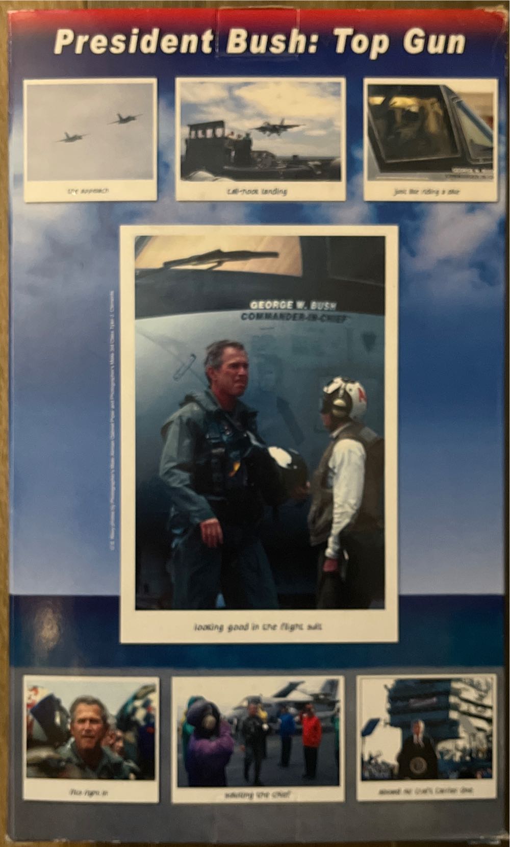 George W Bush Top Gun - Discontinued - Talking Presidents action figure collectible [Barcode 020474051032] - Main Image 4