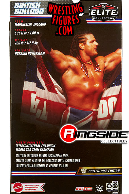 British Bulldog - Mattel Wwe (WWE Elite Collection 94) action figure collectible - Main Image 4