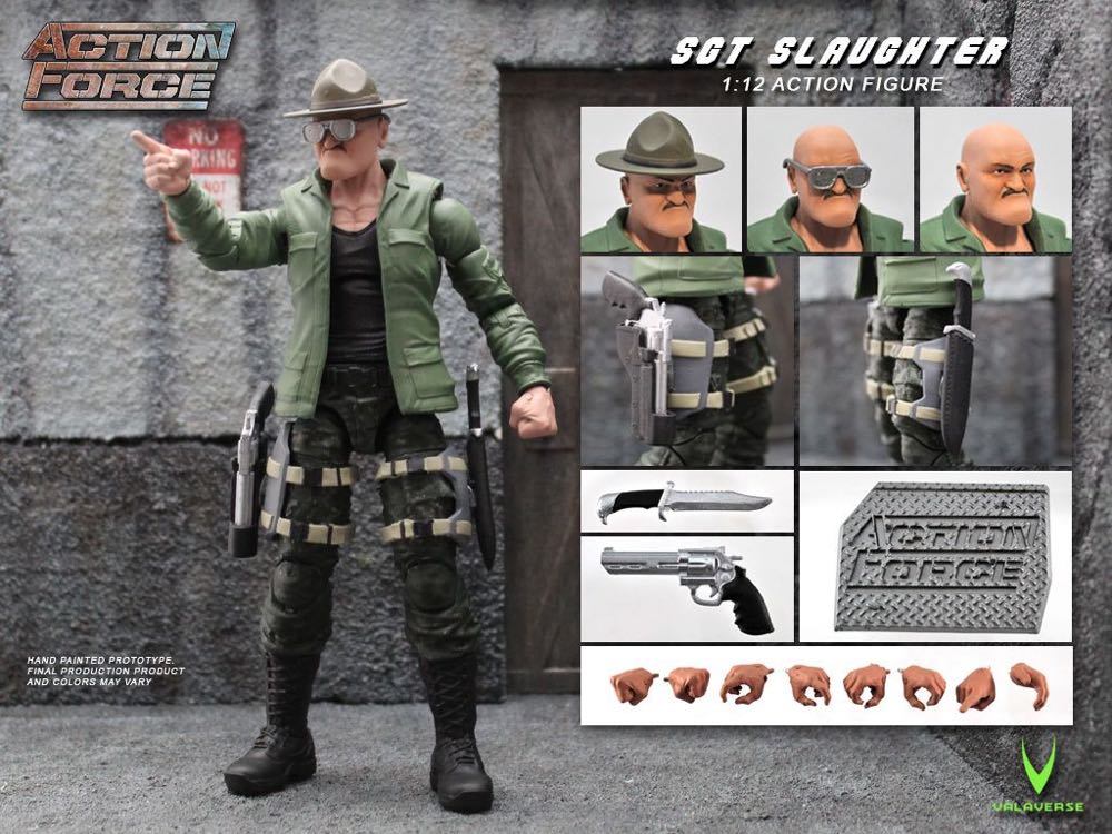Sgt. Slaughter (Ver. 01) - Valverse (Action Force Figure) action figure collectible - Main Image 2