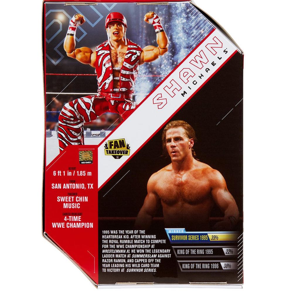 Shawn Michaels - Mattel Wwe (WWE Ultimate Edition Fan Takeover) action figure collectible - Main Image 4