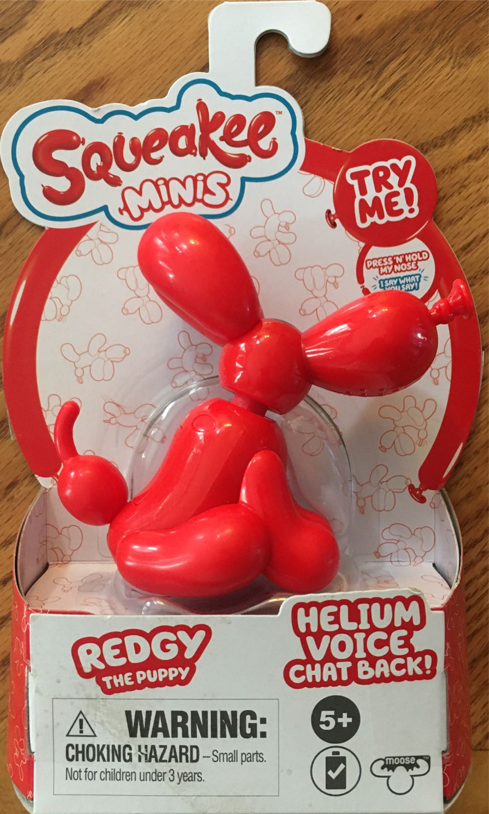 Squeakee Minis Redgy The Puppy | Interactive Toy Pet With Chat Back  action figure collectible [Barcode 630996123218] - Main Image 2