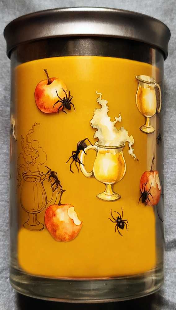 CANDLE: Halloween Yankee Spooky Spider Cider 2022 Tumbler - Yankee Candle (Halloween Candles) action figure collectible [Barcode 192833250926] - Main Image 3