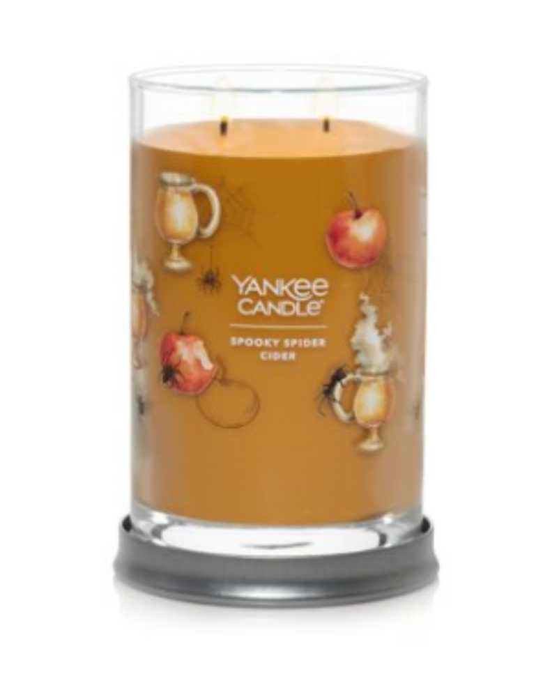 CANDLE: Halloween Yankee Spooky Spider Cider 2022 Tumbler - Yankee Candle (Halloween Candles) action figure collectible [Barcode 192833250926] - Main Image 4
