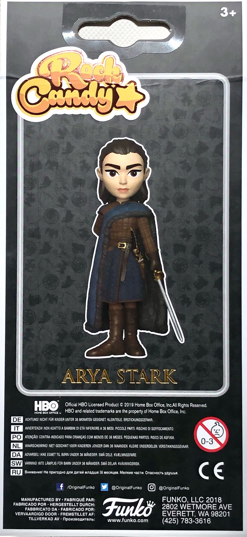 (GT) Arya Stark - Funko (Rock Candy) (Rock Candy) action figure collectible - Main Image 2