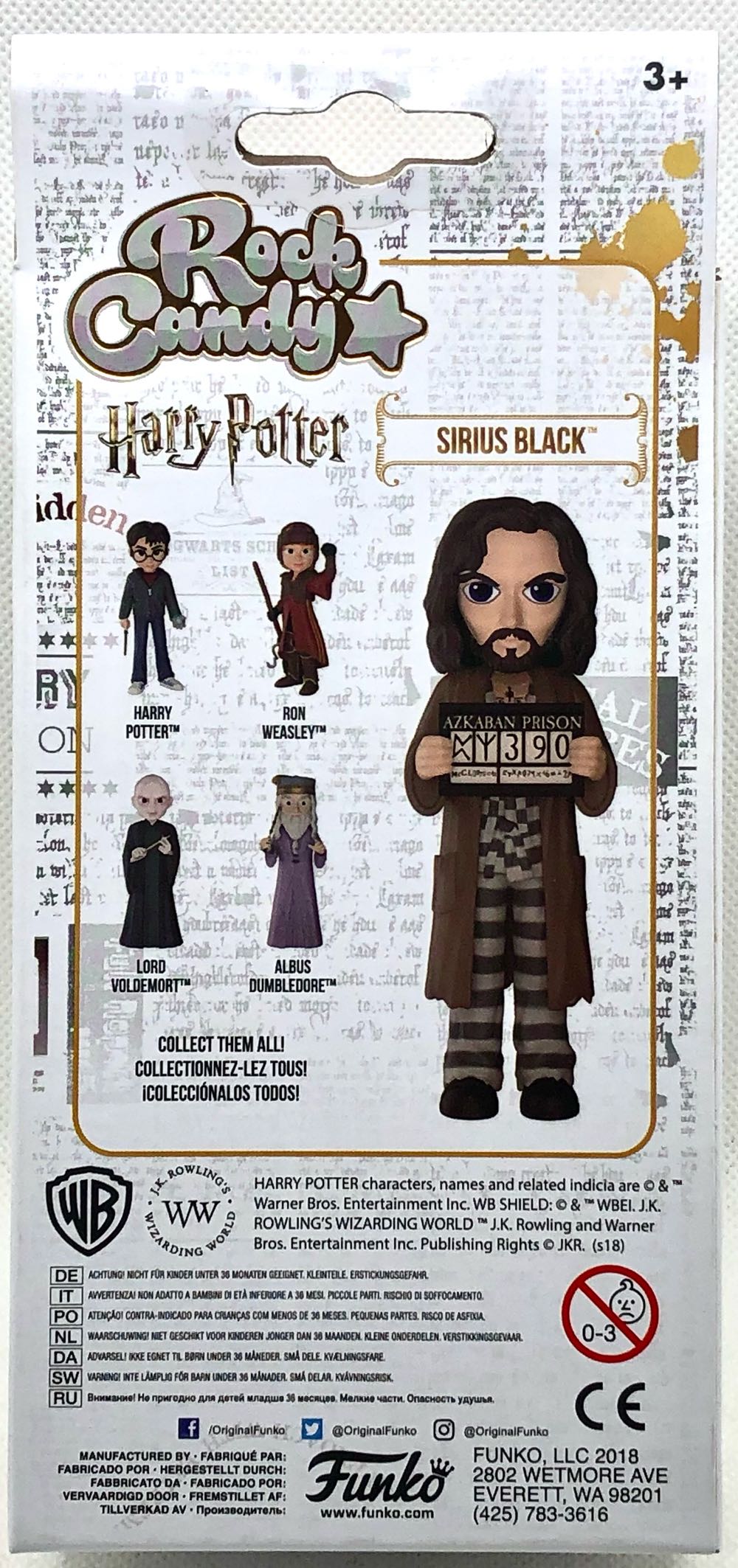 (HP) Sirius Black (Limited Edition)  - Funko (Rock Candy) (Rock Candy) action figure collectible - Main Image 2