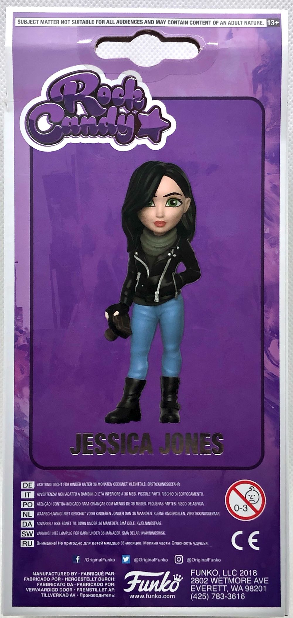 (M) Jessica Jones (2018 Summer Exclusive) - Funko (Rock Candy) (Rock Candy) action figure collectible - Main Image 2