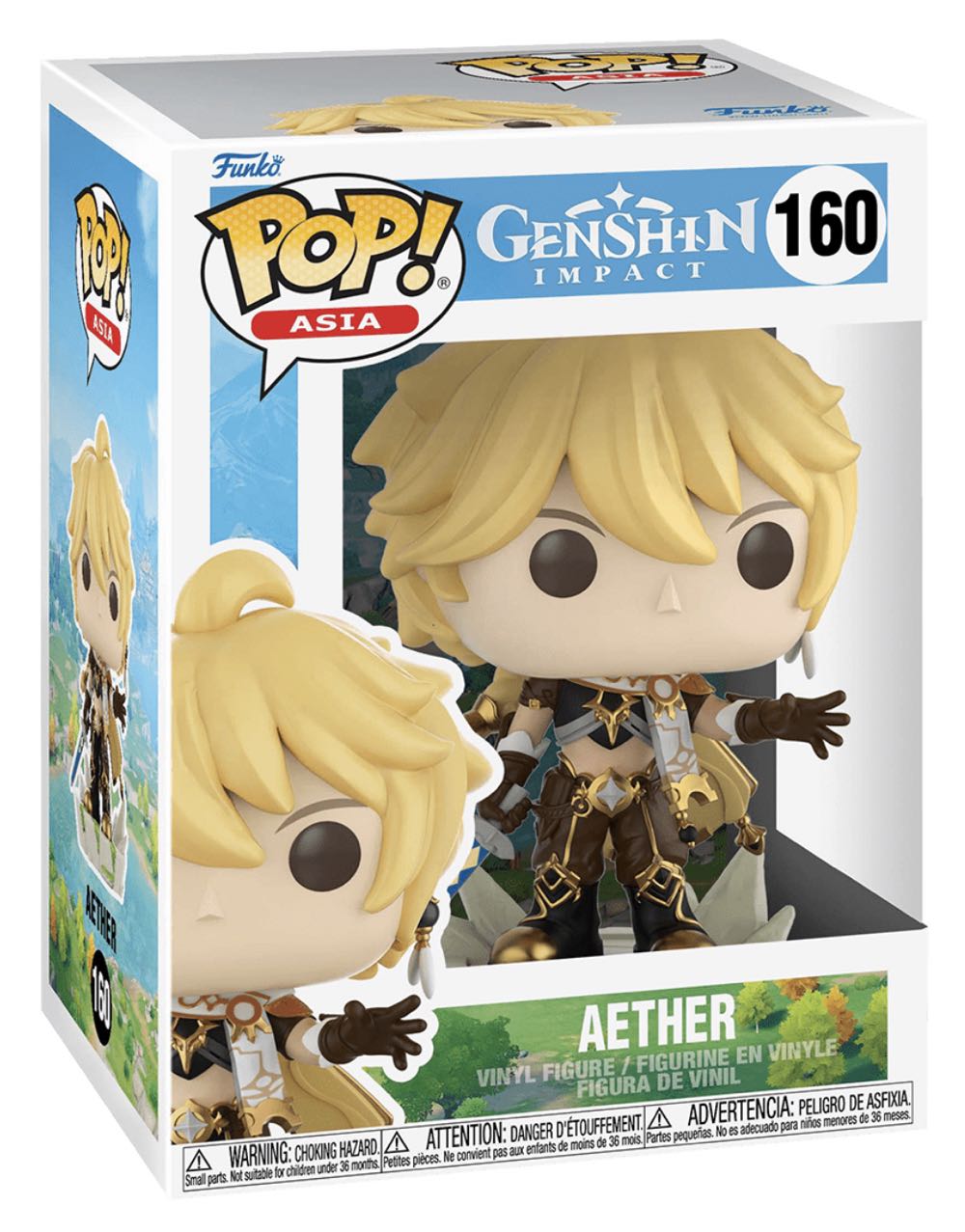 Funko Pop!  Asia Genshin Impact Vinyl Figure Aether - Funko Pop (Genshin Impact) action figure collectible [Barcode 889698683807] - Main Image 2