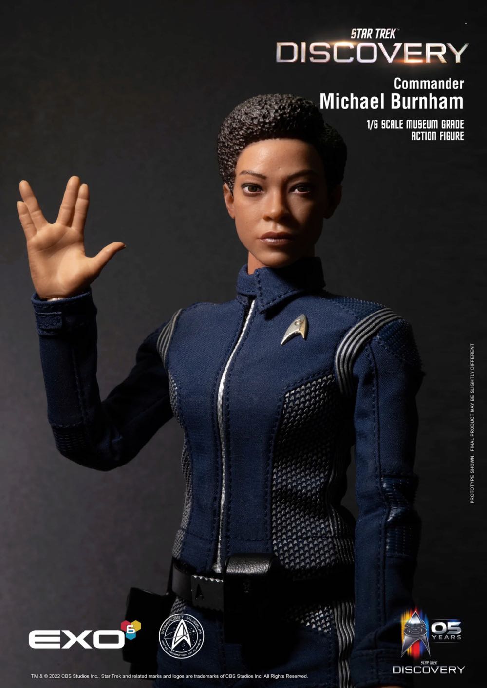 ST:DISC - 12”: COMMANDER MICHAEL BURNHAM 1:6 Scale Collectible Figure - EXO-6 (Star Trek Universe) action figure collectible [Barcode 656382500937] - Main Image 2