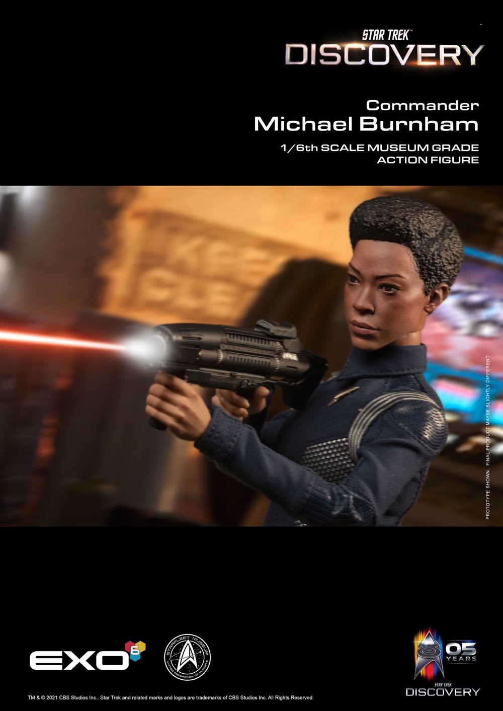 ST:DISC - 12”: COMMANDER MICHAEL BURNHAM 1:6 Scale Collectible Figure - EXO-6 (Star Trek Universe) action figure collectible [Barcode 656382500937] - Main Image 3