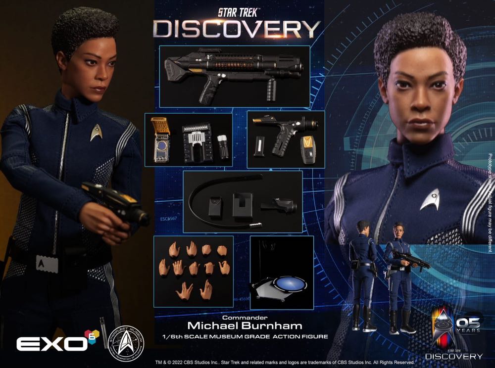 ST:DISC - 12”: COMMANDER MICHAEL BURNHAM 1:6 Scale Collectible Figure - EXO-6 (Star Trek Universe) action figure collectible [Barcode 656382500937] - Main Image 4
