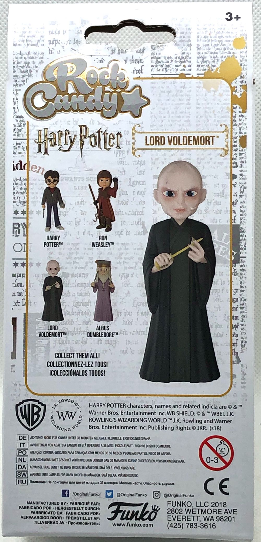 (HP) Lord Voldemort - Funko (Rock Candy) (Rock Candy) action figure collectible - Main Image 2