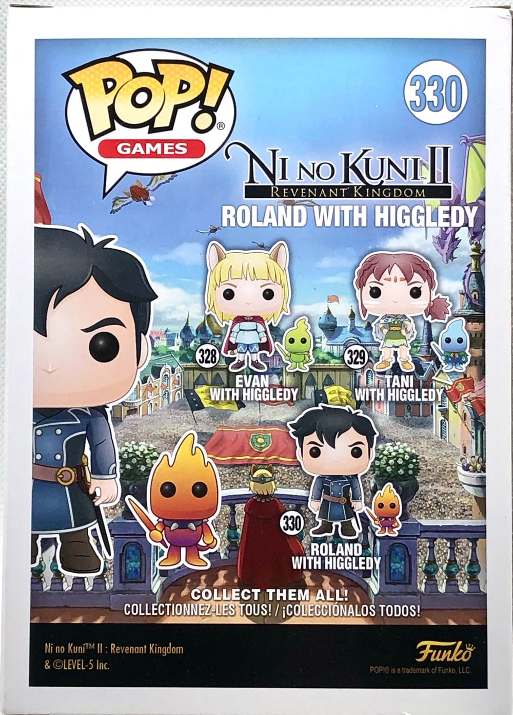 (Ni No Kuni II) Roland with Higgledy - Funko (POP) (Pop) action figure collectible - Main Image 2