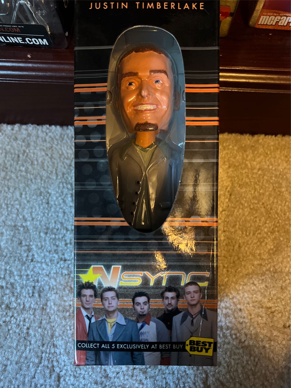 N’SYNC Justin Timberlake Bobble Head Collectible Best Buy  action figure collectible [Barcode 781375227772] - Main Image 2