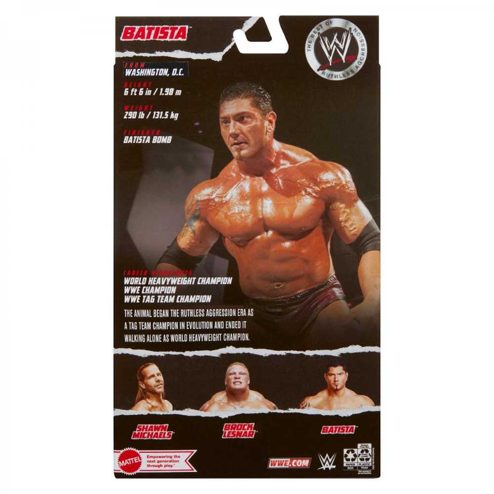 WWE - Batista - Mattel (Elite) action figure collectible [Barcode 194735075287] - Main Image 2