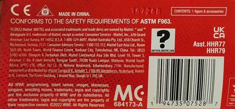 WWE - Batista - Mattel (Elite) action figure collectible [Barcode 194735075287] - Main Image 4