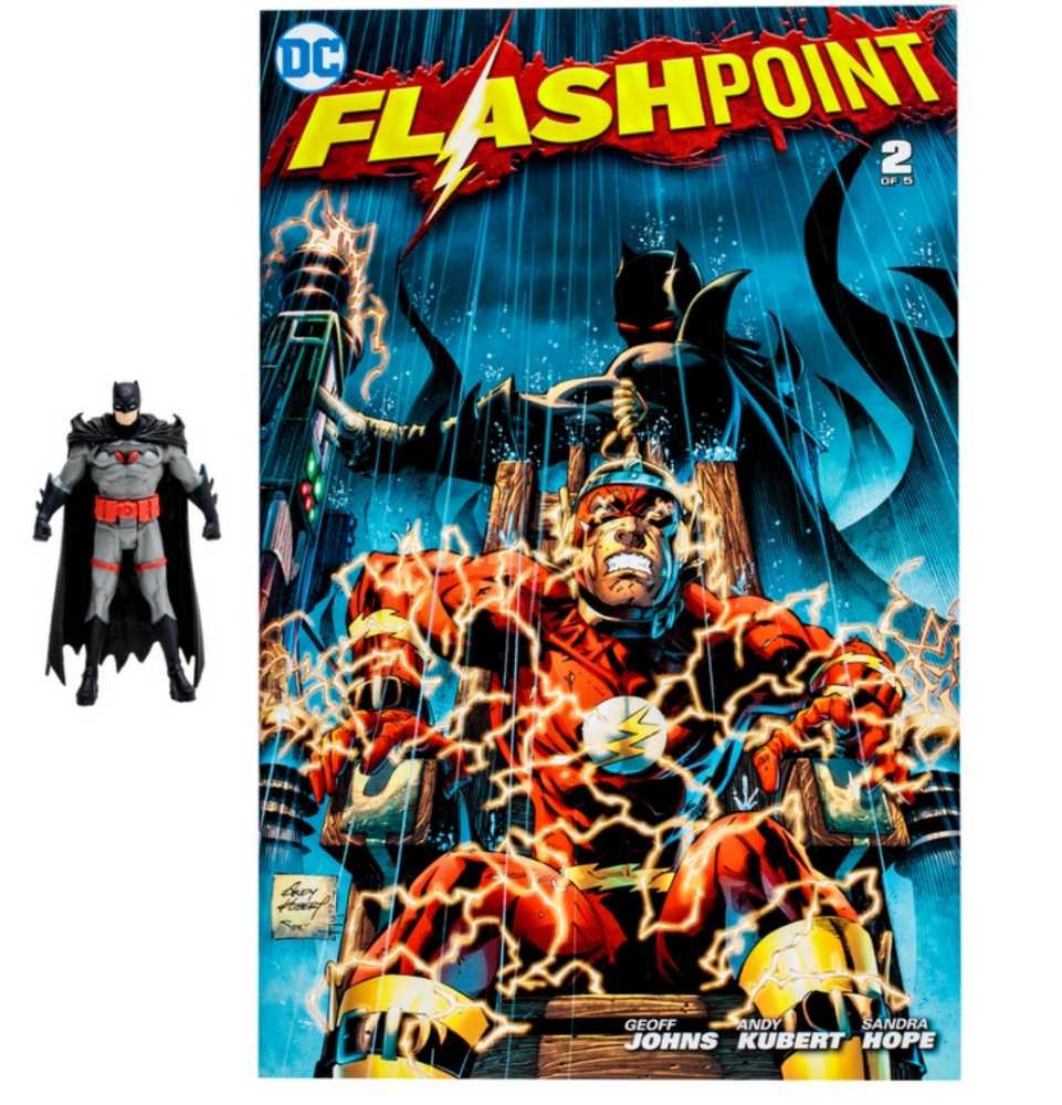 DC Page Punchers (3”) - Batman (Flashpoint) - McFarlane Toys (DC Direct) action figure collectible [Barcode 787926158489] - Main Image 3