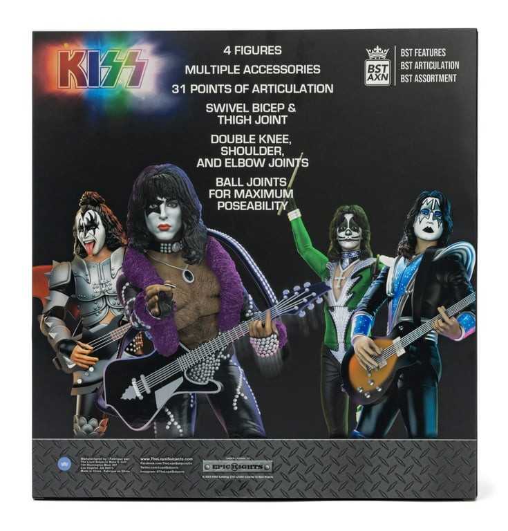 Kiss - BST AXN / The Loyal Subjects (BST AXN) action figure collectible [Barcode 850031460812] - Main Image 2