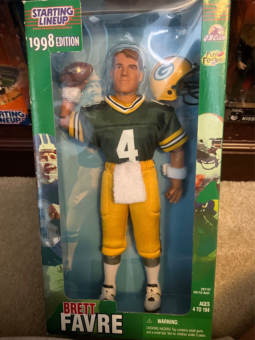 SLU Brett Favre 12”  action figure collectible [Barcode 076281281124] - Main Image 2