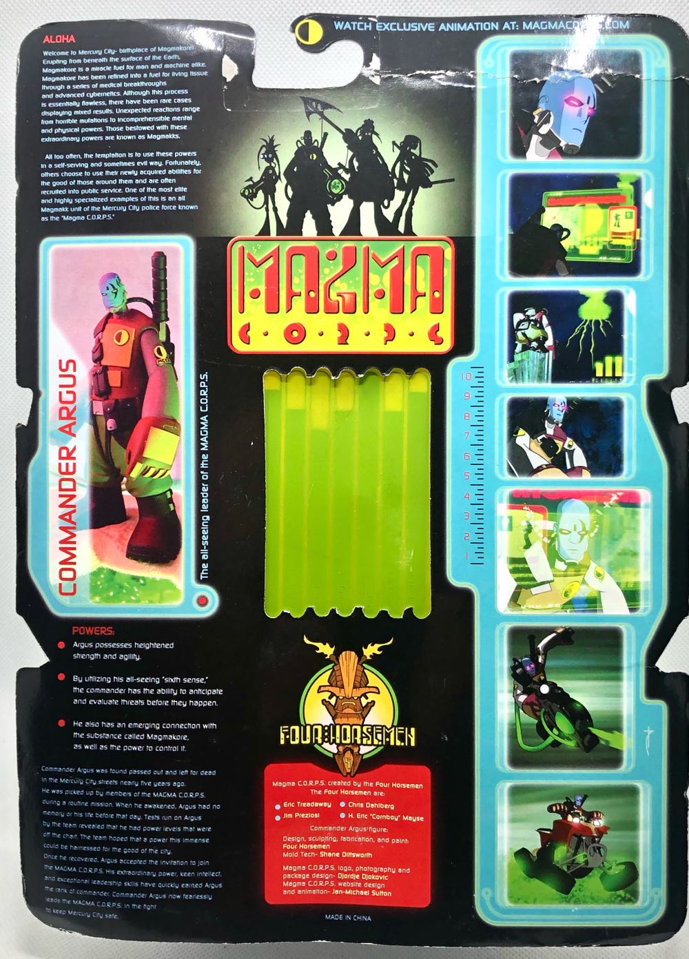 Commander Argus - Four Horsemen (Magma Corpse) (Magma Corps) action figure collectible - Main Image 2