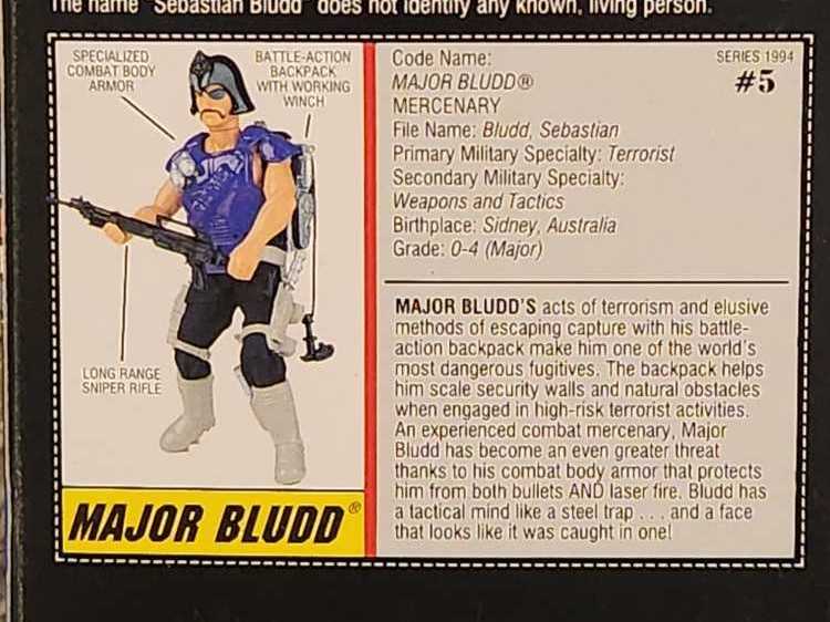 Major Bludd [v1] - Hasbro Toy (G.I. Joe: 12” Figures: Hall Of Fame) action figure collectible [Barcode 038976061596] - Main Image 3